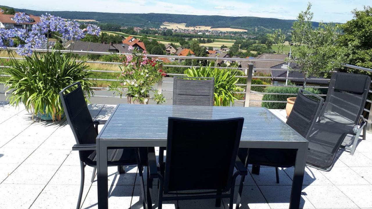 FEWO Zum Golfplatz Lügde Buitenkant foto